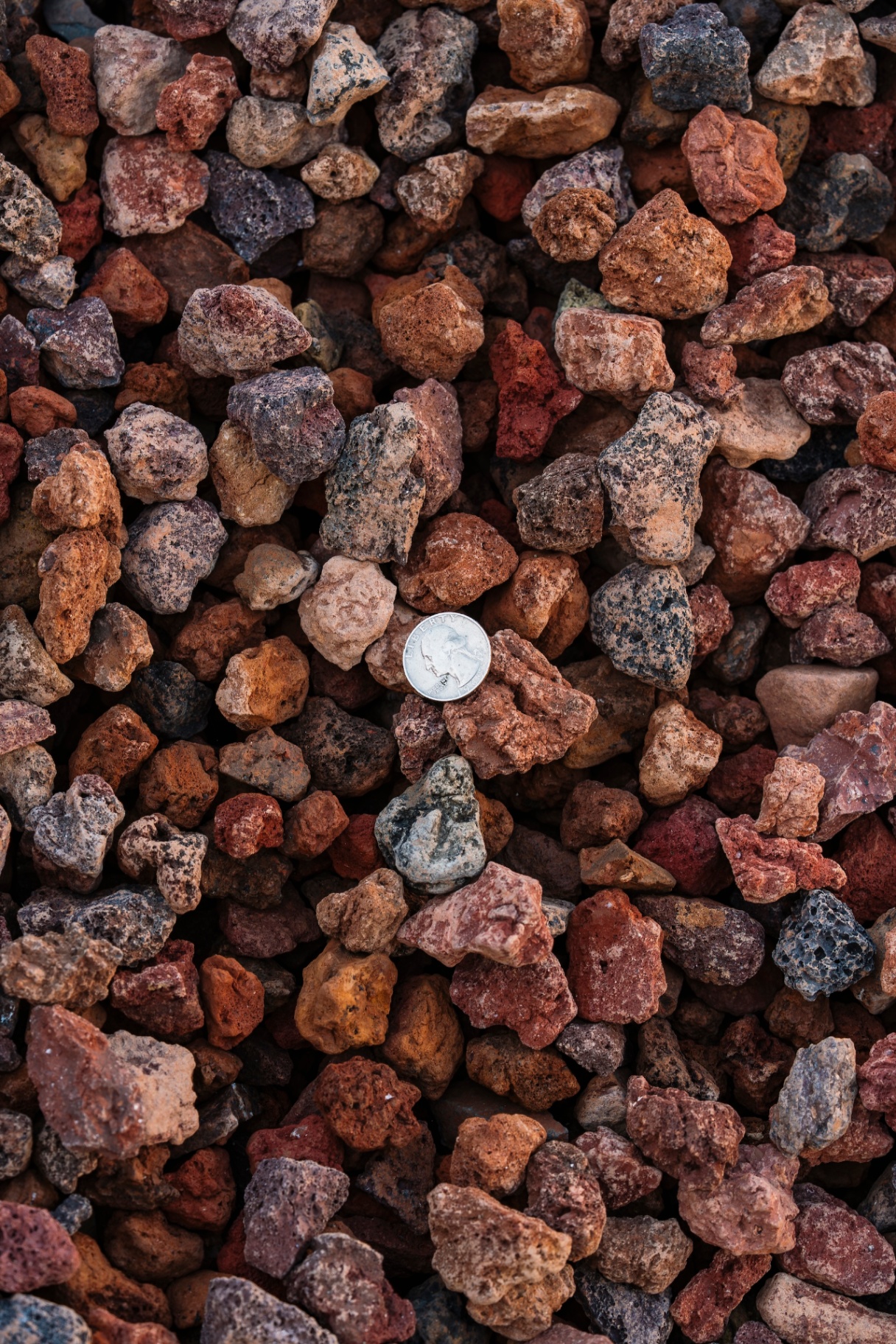 3/4" Red Lava